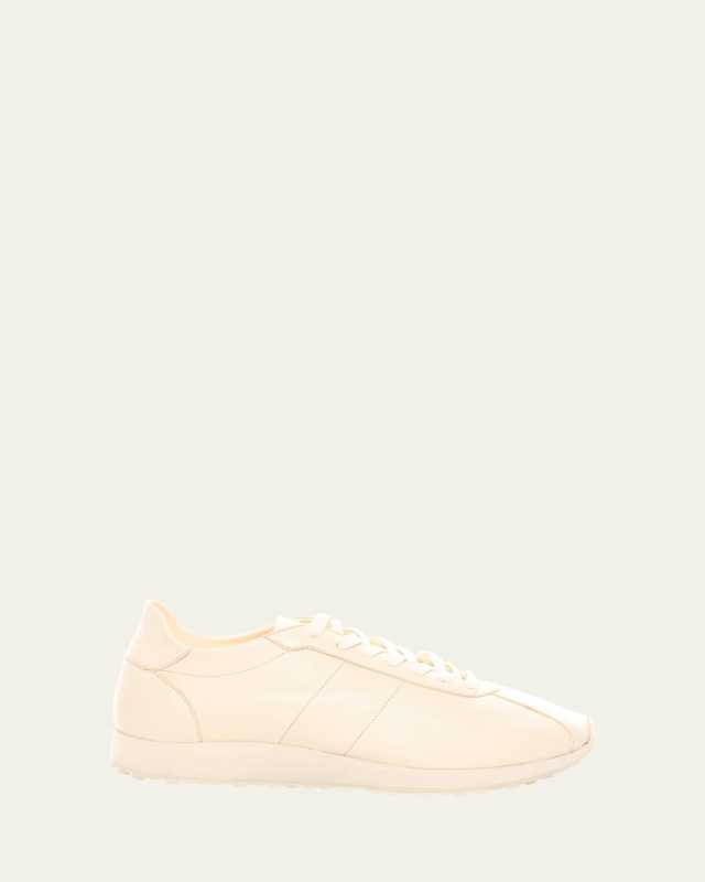 Mica Leather Low-Top Sneakers